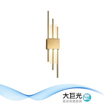 【大巨光】現代風LED 12W壁燈 黑/金(MF-3807/3808)