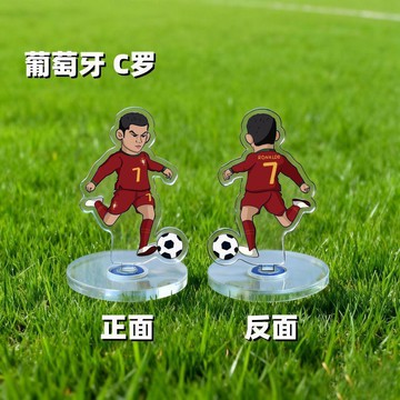 暢銷熱賣🔔世界杯 世界盃 世足賽 愛爾達 梅西 C羅 內馬爾 姆巴佩 交換禮物 世足紀念品周邊原創世界盃紀念品可旋轉立