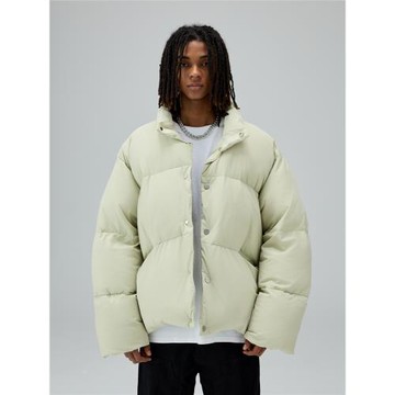 CLIMAX VISION立領廓形加厚保暖羽絨服無心別加厚面包服外套潮牌