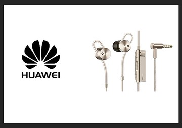 華為 HUAWEI 原廠AM185 原装主動抗噪 入耳式高保真立體聲 音樂耳機 (原廠盒裝)
