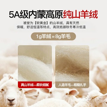 山羊絨護膝加厚保暖老寒腿男女士關節老年人防滑冬季加絨防寒護套