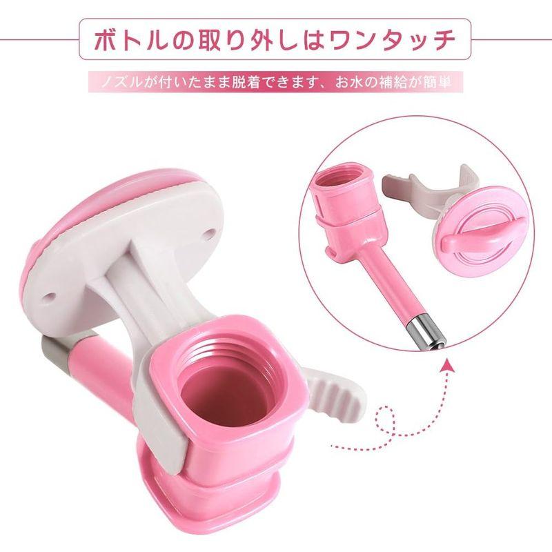 リッチェル ウォーターノズル ピンク （取り付け式給水器）（給水器 水飲み 犬用給水器 ペット用給水器）（犬用品 ペット用品）