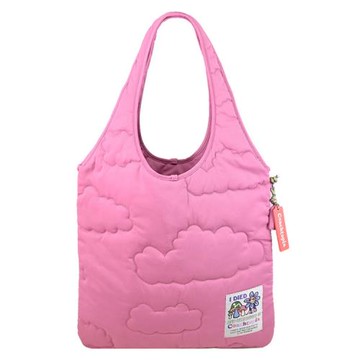 COACH CO668 Coachtopia Loop 雲朵車線單肩手提購物袋.亮洋紅