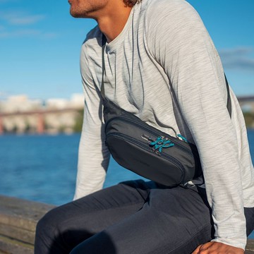 Pacsafe ECO | 五大專利防盜 側背包 胸腰包 3.5L 黑色 #41104