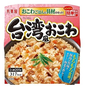 丸美屋食品工業 レンジで簡単! 台湾風おこわ 味付けおこわ付き 205G×6個