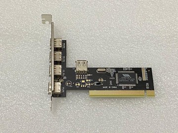 【新品上市】PCI轉USB後置擴展卡 臺式機USB2.0轉接卡主板PCI轉4USB口 NEC晶片