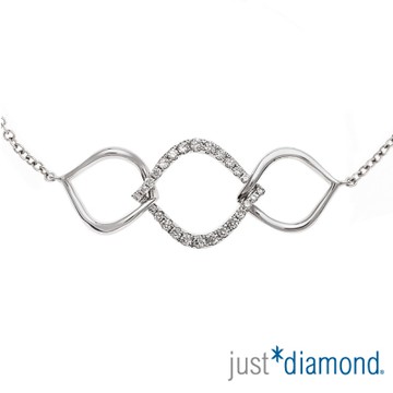 Just Diamond 18K金鑽石手鍊-Wish