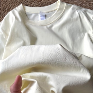 韩系厚磅 純棉T恤  素面短袖上衣  女T恤  夏季純棉T shirt 短T  內搭  寬鬆版型  大尺碼上衣 ZD