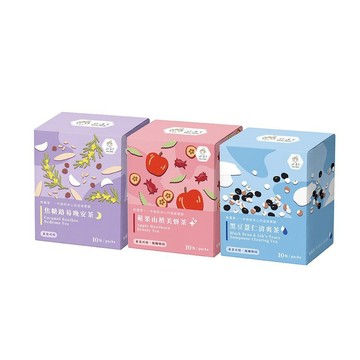 好漢草好漢茶全享組焦糖路易晚安茶蘋果山楂美妍茶黑豆薏仁清爽茶