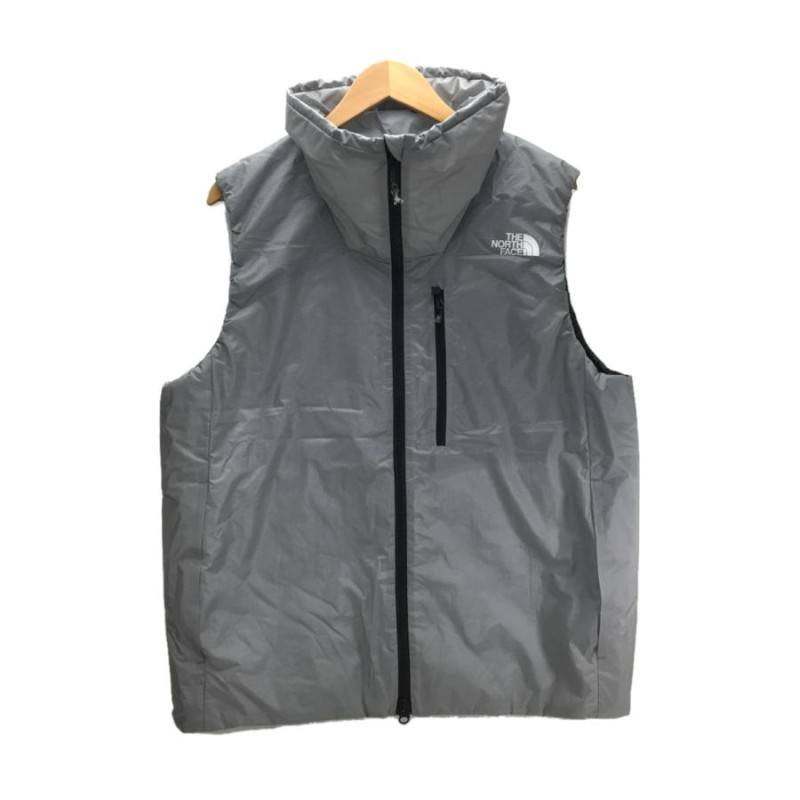 THE NORTH FACE◇ナイロンベスト_NY82001/L/ナイロン/GRY/NY82001