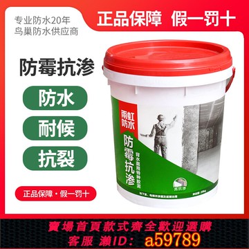 【全網低價 可打統編】雨虹防霉抗滲背水面用特種膠泥地下室電梯井負水面抗壓防水防滲漏