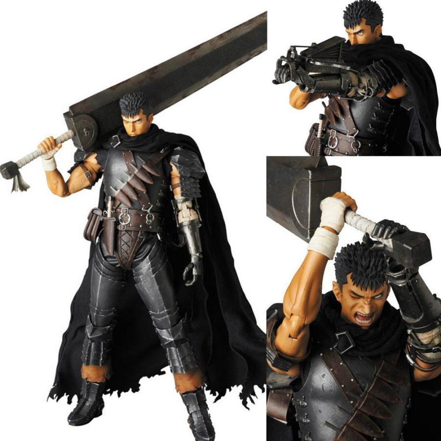 メディコムトイ RAH ベルセルク ガッツ 黒い剣士Ver. フィギュア リアルアクションヒーローズ No.704 RAH ベルセルク ガッツ 黒い