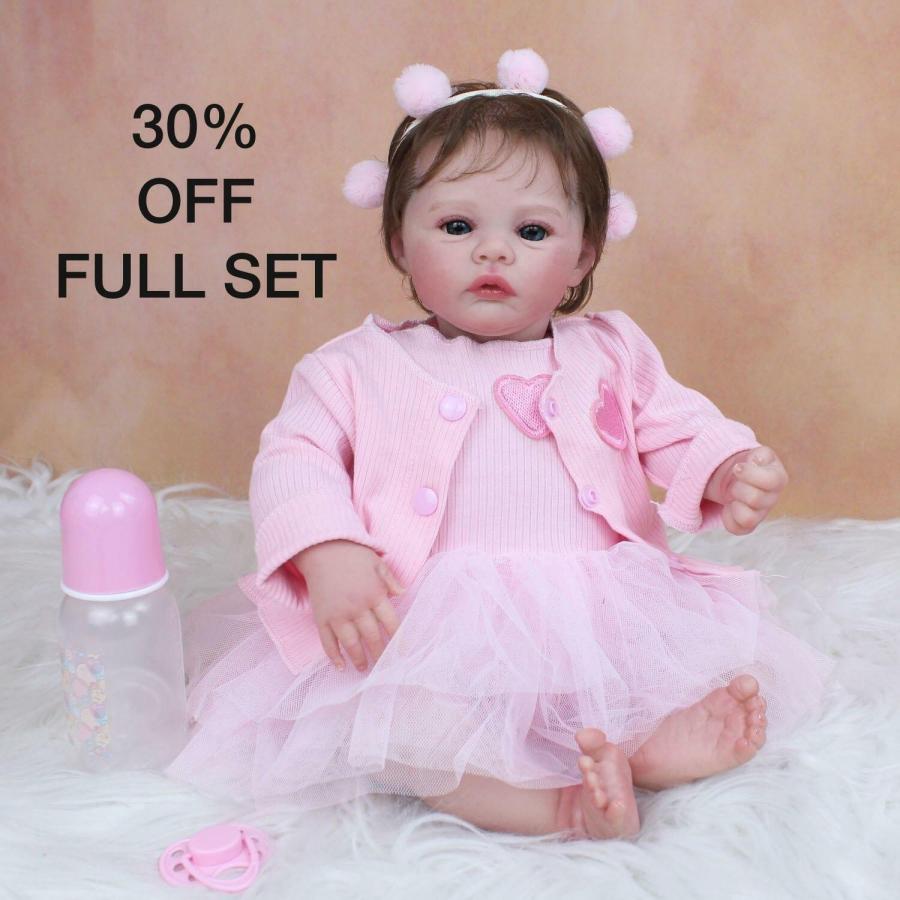 リボーンドール Care Baby Doll Girl Newborn Dolls Life Like Toddler