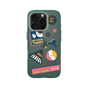 iPhone 16 Pro Clear 憂墨綠 - Positive Vibes / 正好能量 - 開心做自己