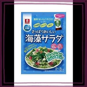 理研ビタミン さっぱりおいしい海草サラダ(ノンオイル青じそ付き)(乾燥具材8G、ドレッシングタイプ調味料25G) 33G×10袋