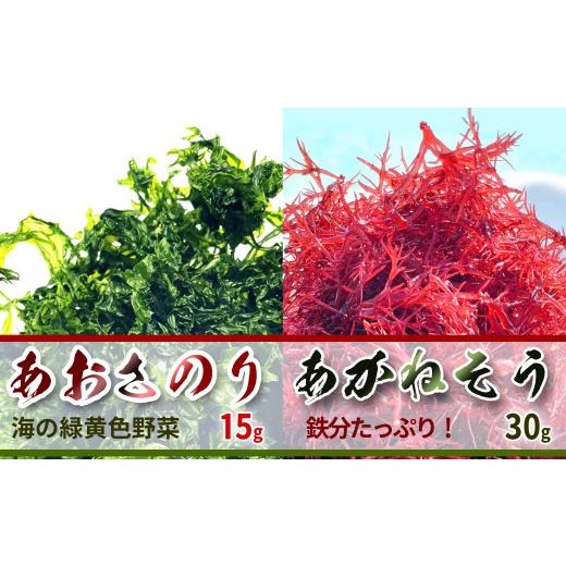 ふるさと納税 徳島県 海陽町 海藻２種おためしセット 乾燥 あかねそう 30g×1袋 あおさのり 15g×1袋