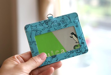 通行證藍裝滿貓蛙