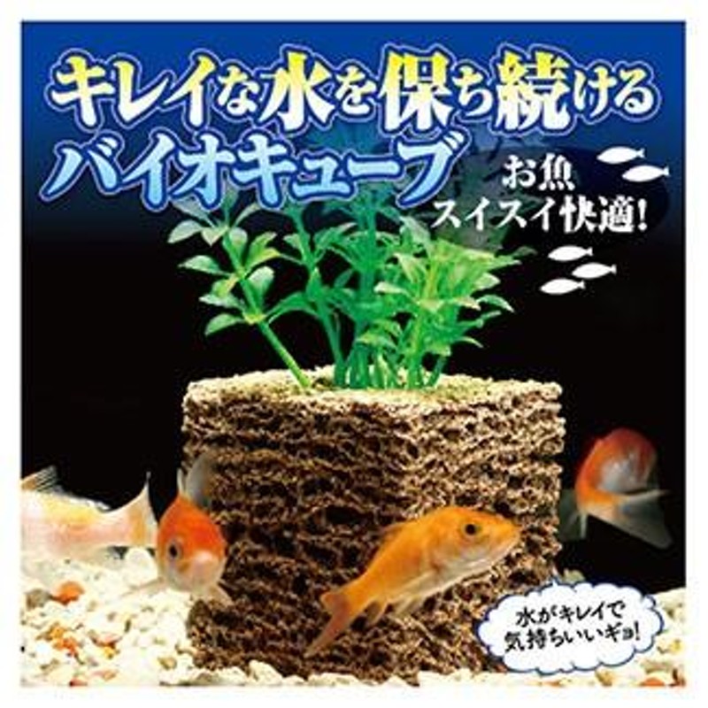 お魚天国 バイオキューブ 60g 掃除用品 水槽用品 熱帯魚 アクアリウム用品 水槽掃除 ろ過 水換え 清掃 掃除 水質  浄化(5個ご注文で1個オマケ) | LINEブランドカタログ