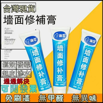 台灣公司現貨 送工具 補墻膏 防水 防潮 墻壁修補膏 原子灰 壁癌修補 粉光膏 內墻塗料 墻壁修復 牆面修補膏 裂縫修復