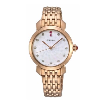 SEIKO SK037精工 CS系列 施華洛世奇晶鑽女錶-29.2mm 6N01-00F0K(SUR624P1)