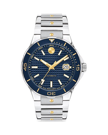 Movado S. e. Automatic Diver Watch, 43mm