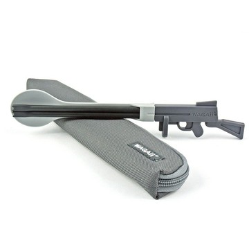 【來福筷】交換禮物/環保筷/筷子/餐具/筷架-都會復古款 酷勁黑