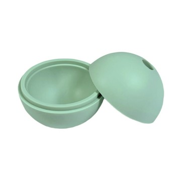 FANCY LIFE 造型矽膠冰格 圓球  小(45mm)  灰綠色  1個