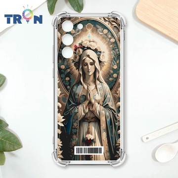 TRON 三星 S22 PLUS 聖母古典風 四角防摔載具殼 軟殼 手機殼