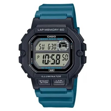 CASIO 卡西歐 電子錶 運動訓練 十年電力 樹脂錶帶 防水100米 WS-1400H(WS-1400H-3A)