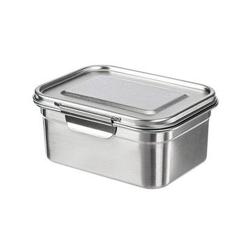 SHIMOYAMA 304不鏽鋼雙重密封保鮮盒-1600ml-3入