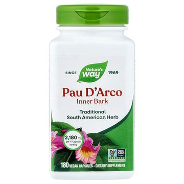 Nature's Way, 寶哥果內皮，180 粒全素膠囊（每粒膠囊 545 毫克）