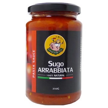 DANCING PIG 豬跳舞 義式辣味番茄麵醬 100%義大利原裝進口 不含防腐劑  350g  1罐
