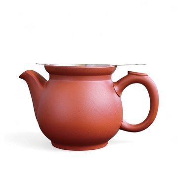 【台灣製造】富江中茶海加小不鏽鋼濾網 公道杯 300ml  紫砂茶海 公杯 分茶器 茶具 公道杯茶壺 朱泥 紫砂