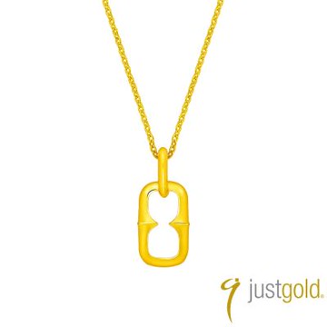 【Just Gold 鎮金店】蘊 Veil 黃金吊墜(不含鍊)