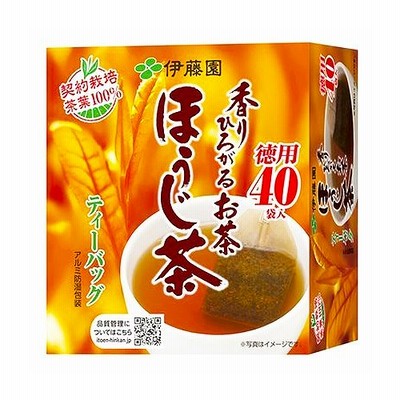 伊藤園 香りひろがるお茶 ほうじ茶ティーバッグ 袋(1.8g×40バッグ) ×6個 /ほうじ茶 /ティーバッグ /