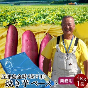 さつまいも 焼き芋 五郎島金時 4kg 業務用 ペースト（1mm）石川県産 加賀野菜 さつま芋 農家屋直送