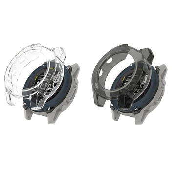 【TPU透明殼】適用 Garmin Descent G1 G2 智慧手錶 半包 保護殼 清水套 軟殼