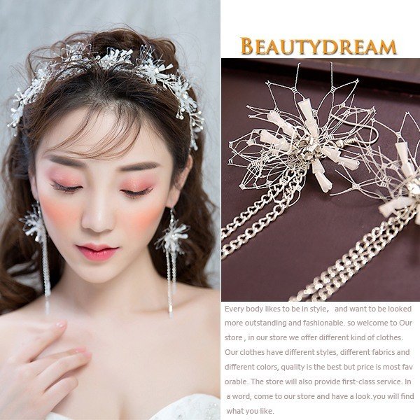 18夏新品アクセサリー 可愛いヘアアクセ ヘアアクセサリー ピアスセット 髪飾り ウエディング ヘッドアクセサリー ヘアバンド パーティ 森ガールsp1265 通販 Lineポイント最大0 5 Get Lineショッピング