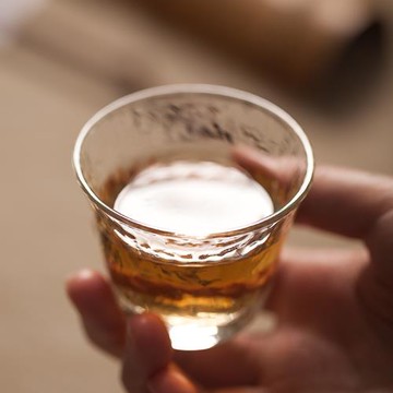 龍顏堂 錘目 耐熱玻璃杯品茗杯甩制小玻璃茶杯茶盞日式茶具小茶杯