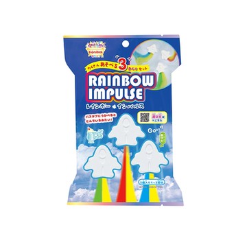 日本NOL-彩虹飛機入浴劑-1入(入浴球/泡澡球/沐浴球/洗澡玩具/交換禮物)