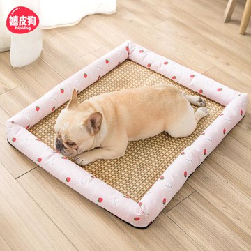 狗窩夏天涼窩四季通用泰迪涼席窩狗狗墊子貓窩夏季小型犬寵物用品【林之舍】
