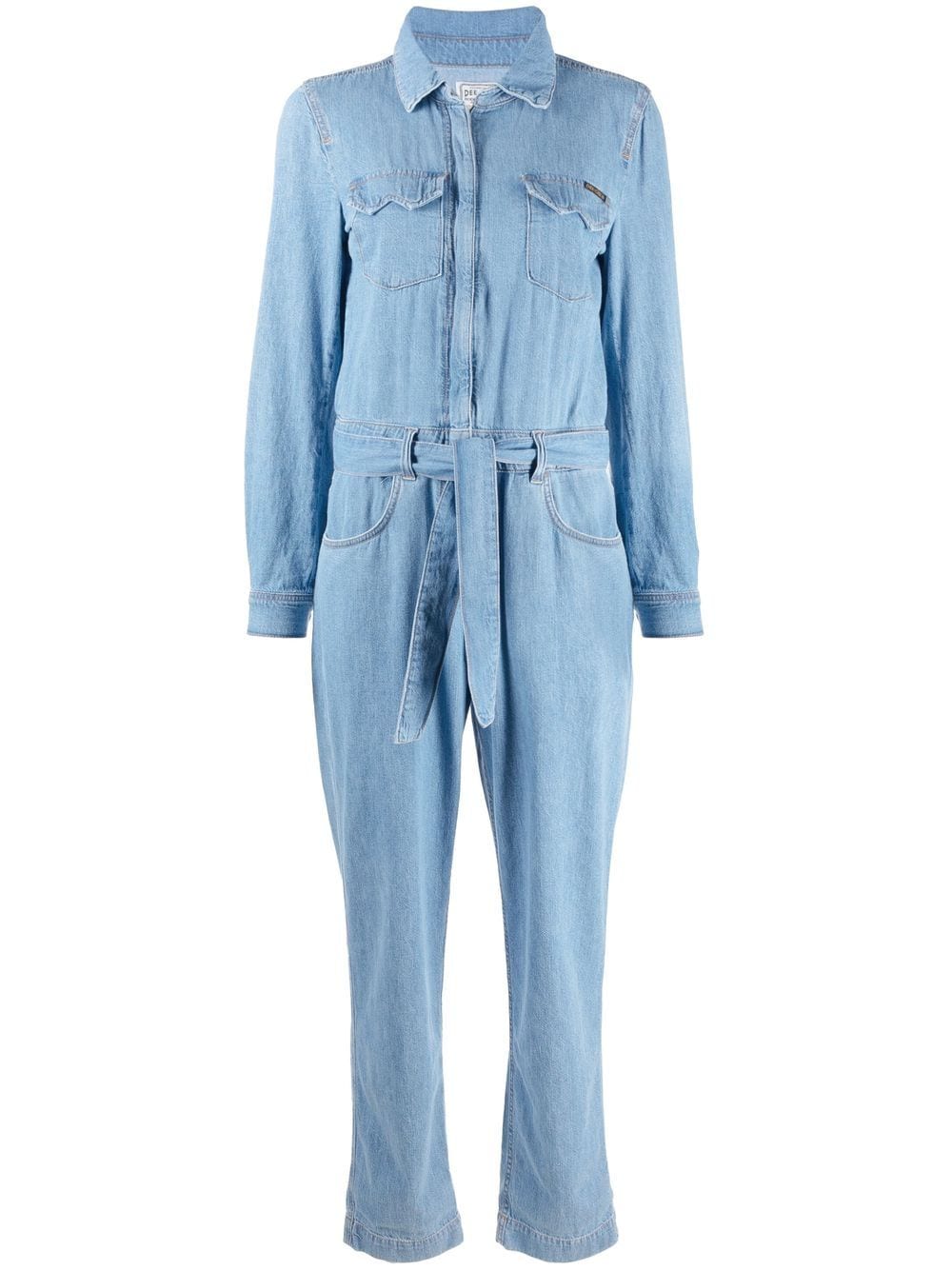 WASHINGTON DEE CEE - straight-leg denim jumpsuit - women - Cotton - 30 - Blue