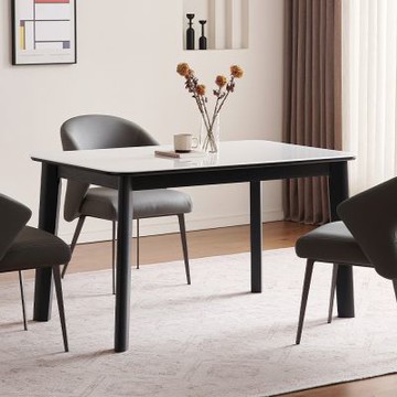 MUNA家居  亞特4.3尺玻璃餐桌/C5月光石  130X80X74cm