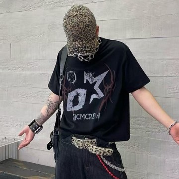 【YIJIAYI】〈預購7天〉火焰彗星寬短T 【B廠】(B-DCM010)