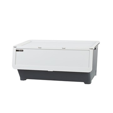 Hello前開直取 整理箱 收納箱 58L 灰 HA580-2