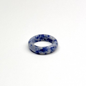 【海洋寶石戒】藍點石介指戒指