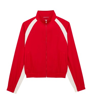 Saint Laurent Contrast-Detail Bomber Jacket