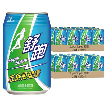 Super Supau 舒跑 運動飲料  245ml  48罐