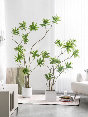 百合竹仿真綠植大型室內仿生綠植假盆栽仿真植物盆景客廳落地擺件 小山好物嚴選