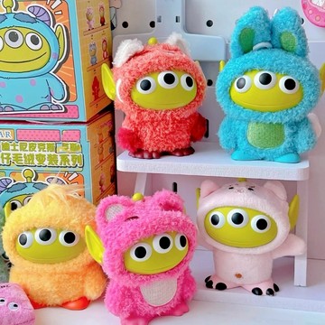 代購 MGL TOYS 迪士尼 三眼怪 毛絨 變裝 公仔盲盒
